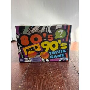 Outset Media 80's & 90's Trivia Game Retro Pop Culture Card Game New Sealed‎